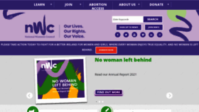 What Nwci.ie website looked like in 2022 (1 year ago)