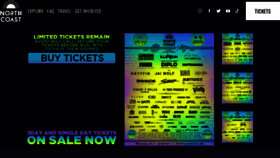What Northcoastfestival.com website looked like in 2022 (1 year ago)