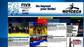 What Norceca.net website looked like in 2022 (1 year ago)