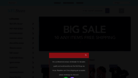 What Nflstoreonlineshopping.us website looked like in 2022 (1 year ago)
