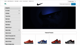 What Nike-onlinecanada.ca website looked like in 2022 (1 year ago)