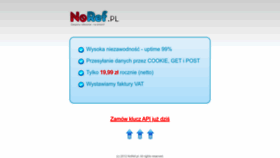What Noref.pl website looked like in 2022 (1 year ago)
