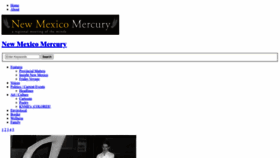 What Newmexicomercury.com website looked like in 2022 (1 year ago)