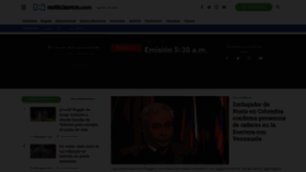 What Noticiasrcn.com website looked like in 2022 (1 year ago)