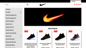 What Nikestores.us website looked like in 2022 (1 year ago)