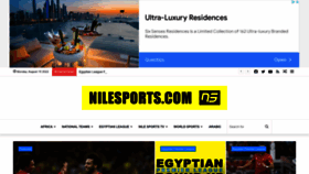 What Nilesports.com website looked like in 2022 (1 year ago)