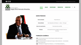 What Nhambiu.uem.mz website looked like in 2022 (1 year ago)