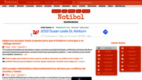 What Notibol.com website looked like in 2022 (1 year ago)