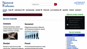 What Notariat-tineretului.net website looked like in 2022 (1 year ago)