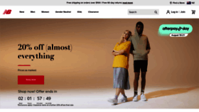 What Newbalance.co.nz website looked like in 2022 (1 year ago)