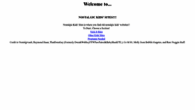 What Nostalgiakidssites.com website looked like in 2022 (1 year ago)