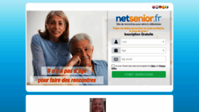 What Netsenior.fr website looked like in 2022 (1 year ago)