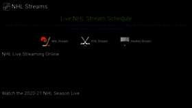 What Nhlstream.io website looked like in 2022 (1 year ago)