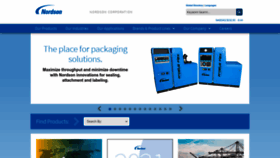 What Nordson.com website looked like in 2022 (1 year ago)
