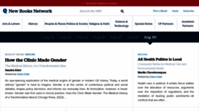 What Newbooksnetwork.com website looked like in 2022 (1 year ago)