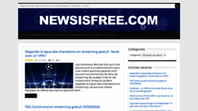 What Newsisfree.com website looked like in 2022 (1 year ago)