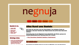 What Negnuja.ch website looked like in 2022 (1 year ago)