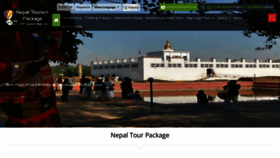 What Nepaltourism.net website looked like in 2022 (1 year ago)