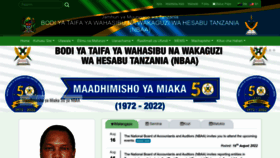 What Nbaa.go.tz website looked like in 2022 (1 year ago)