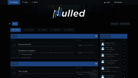 What Nulled.si website looked like in 2022 (1 year ago)
