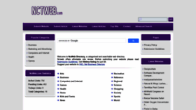 What Nctweb.com website looked like in 2022 (1 year ago)