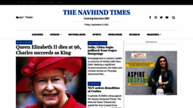 What Navhindtimes.in website looked like in 2022 (1 year ago)