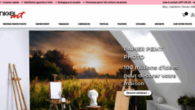 What Nikkel-art.fr website looked like in 2022 (1 year ago)