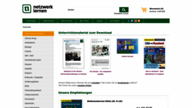 What Netzwerk-lernen.de website looked like in 2022 (1 year ago)