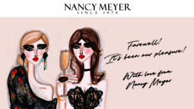 What Nancymeyer.com website looked like in 2022 (1 year ago)