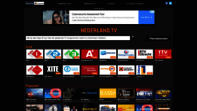 What Nederland.tv website looked like in 2022 (1 year ago)