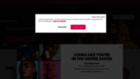 What Nyxcosmetics.fr website looked like in 2022 (1 year ago)