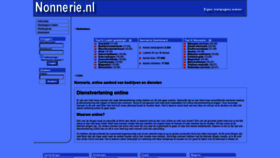 What Nonnerie.nl website looked like in 2022 (1 year ago)