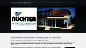 What Nuechter-wintergarten-muenchen.de website looked like in 2022 (1 year ago)