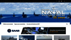 What Naval.com.br website looked like in 2022 (1 year ago)