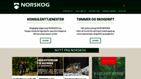 What Norskog.no website looked like in 2022 (1 year ago)