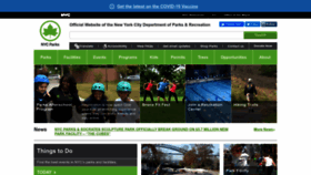 What Nycgovparks.org website looked like in 2022 (1 year ago)