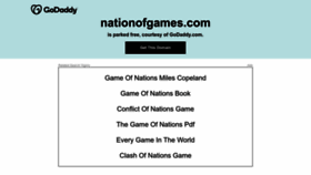 What Nationofgames.com website looked like in 2022 (1 year ago)