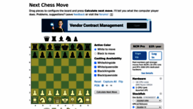 What Nextchessmove.com website looked like in 2022 (1 year ago)