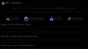 What Nflstream.io website looked like in 2022 (1 year ago)