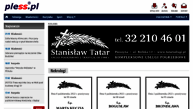 What Nekrologi.pless.pl website looked like in 2022 (2 years ago)