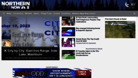 What Northernnewsnow.com website looked like in 2022 (1 year ago)