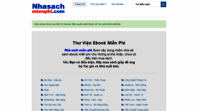 What Nhasachmienphi.com website looked like in 2022 (1 year ago)