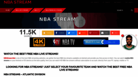 What Nbastream.net website looked like in 2022 (1 year ago)