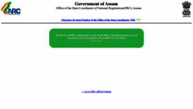 What Nrcassam.nic.in website looked like in 2022 (1 year ago)