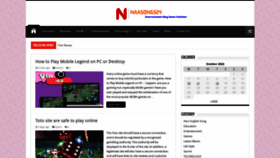 What Naasongs24.com website looked like in 2022 (1 year ago)