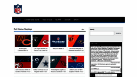 What Nflreplay.net website looked like in 2022 (1 year ago)