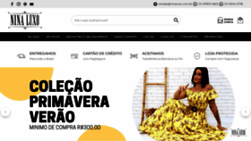 What Ninaluxo.com.br website looked like in 2022 (1 year ago)