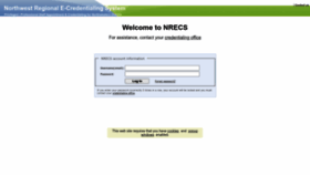 What Nrecs.ca website looked like in 2022 (1 year ago)