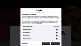 What Nyxcosmetics.co.uk website looked like in 2022 (1 year ago)