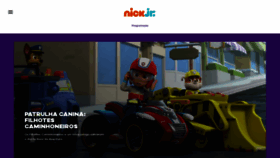 What Nickjr.com.br website looked like in 2022 (1 year ago)